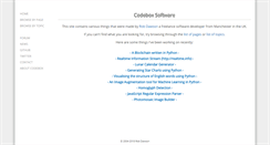 Desktop Screenshot of codebox.org.uk